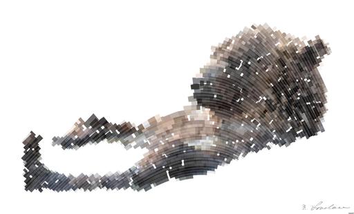 Drawn by bot C2yJWQVgSGWnQzsZzRnwKT; art-flowy; brown bear on water during daytime AI art