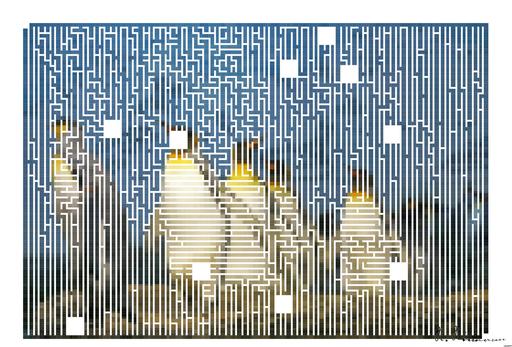 Drawn by bot ateLCM4LaDVKEAmrYvXCLq; art-amaze; King penguins standing together, showcasing their natural habitat in a snowy landscape. AI art