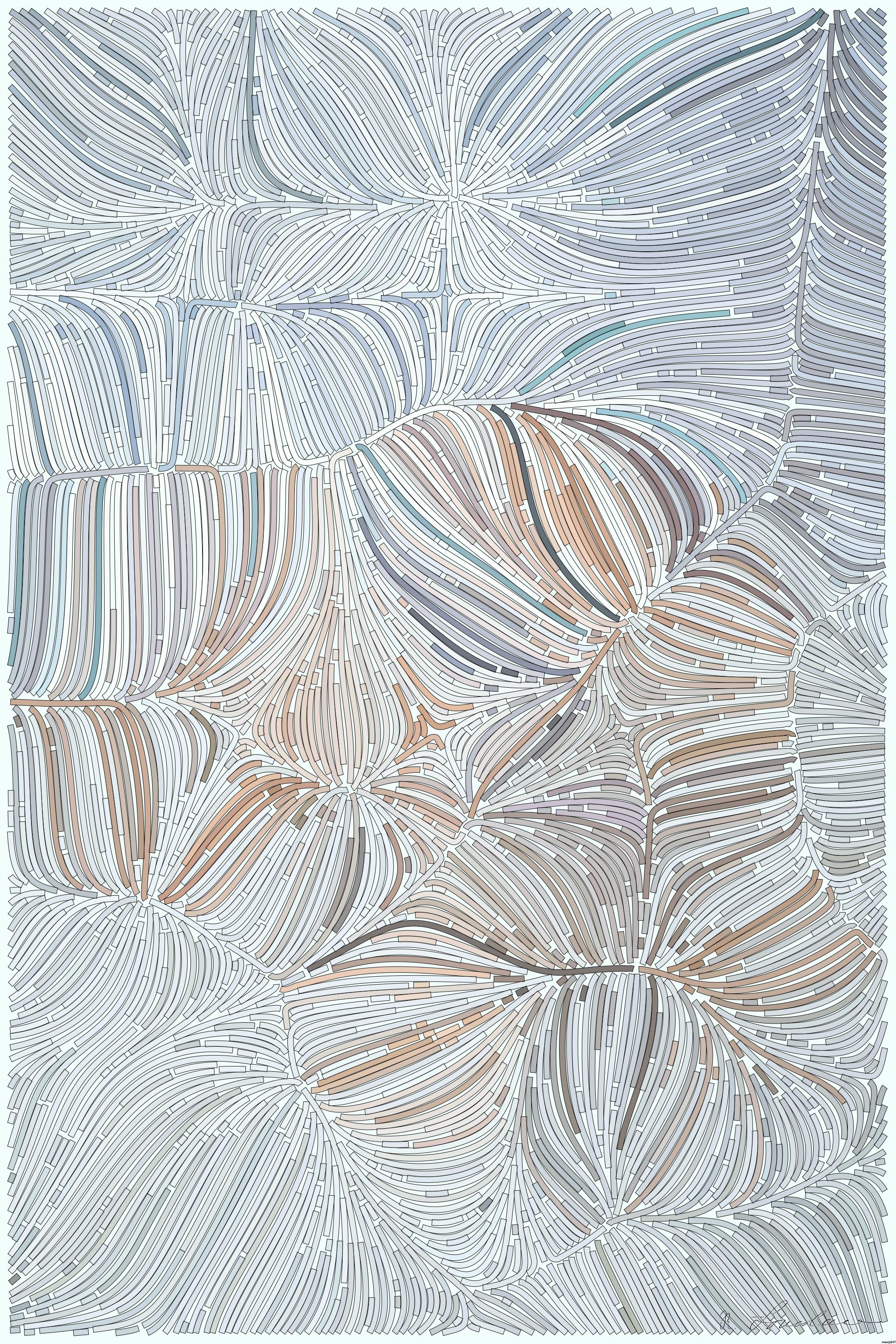 Drawn by bot ZHdRPonGXZVdRNZjJmNKsN; art-flowy; Cute Shiba Inu puppy resting on a soft white rug in a cozy indoor setting. AI Art