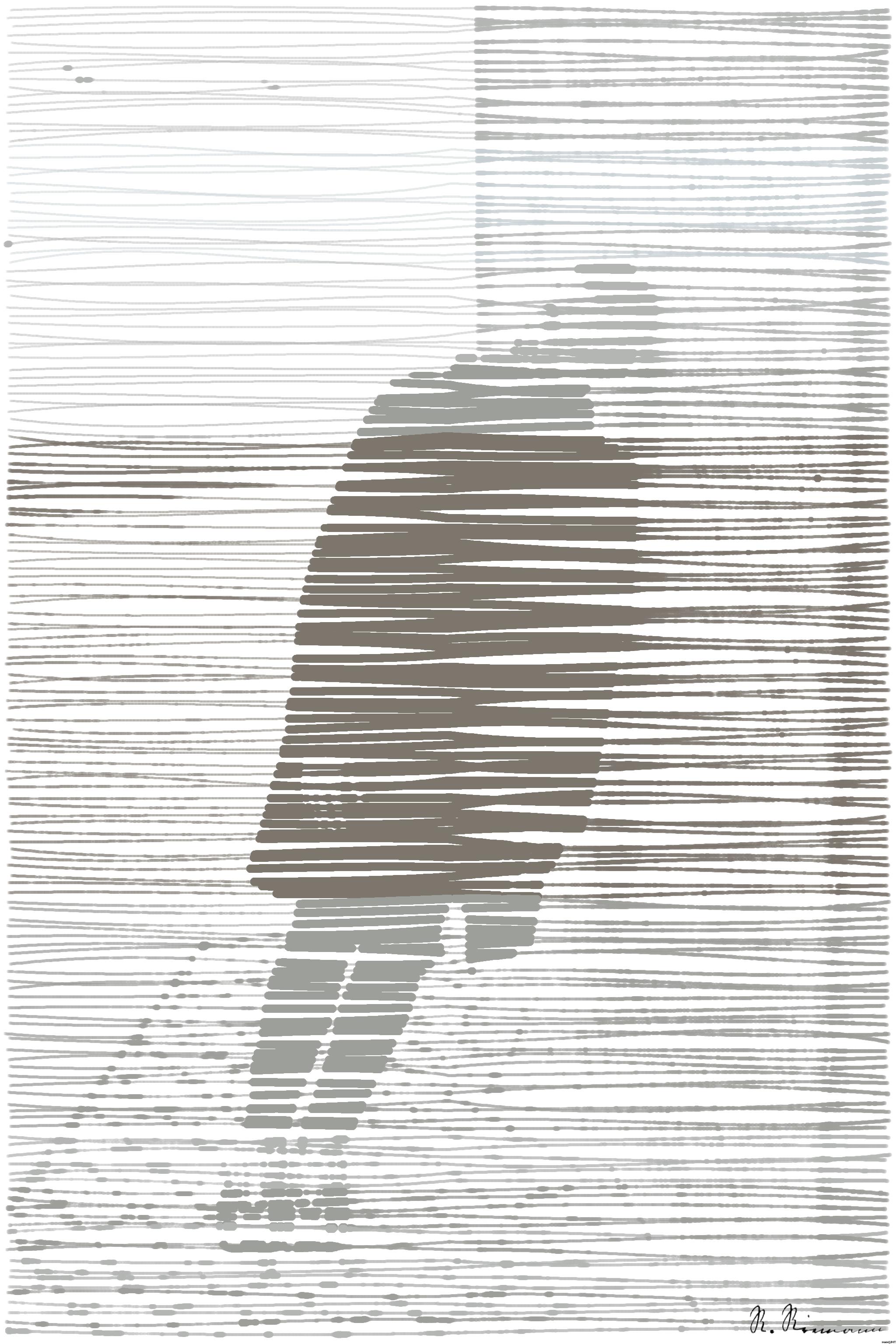 Drawn by bot P4DasRC9eVret6CnNGdMLa; art-linewidth; a man leaning against a wall with his foot on the ground AI Art