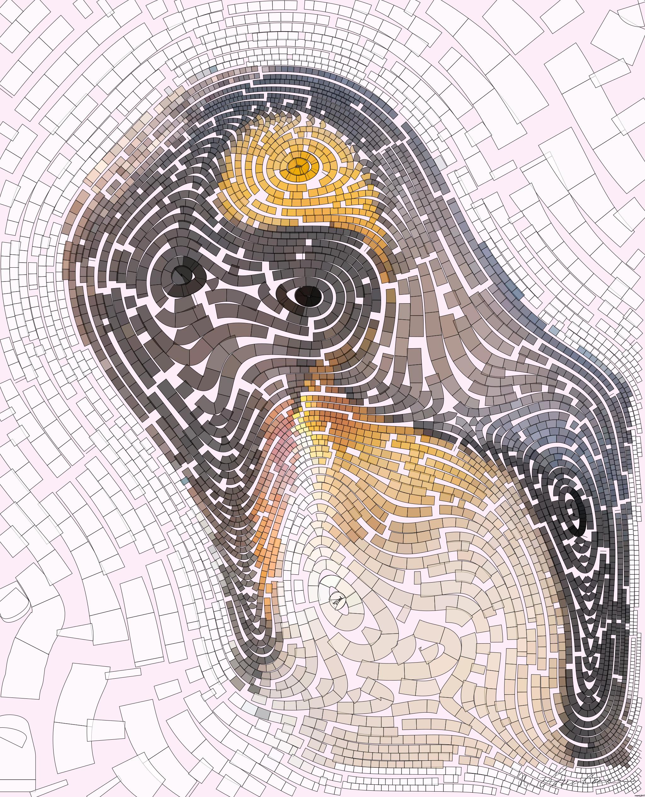 Drawn by bot f6fJpP4wn9vtygHwBkbran; art-flowy; a close up of a penguin with its mouth open AI Art