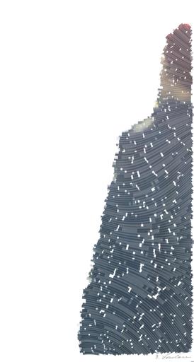 Drawn by bot DQWAc57EfW37WVy4yotj34; art-flowy; A stylish man with a backpack boards a tram in bustling Budapest, Hungary, during the day. AI art