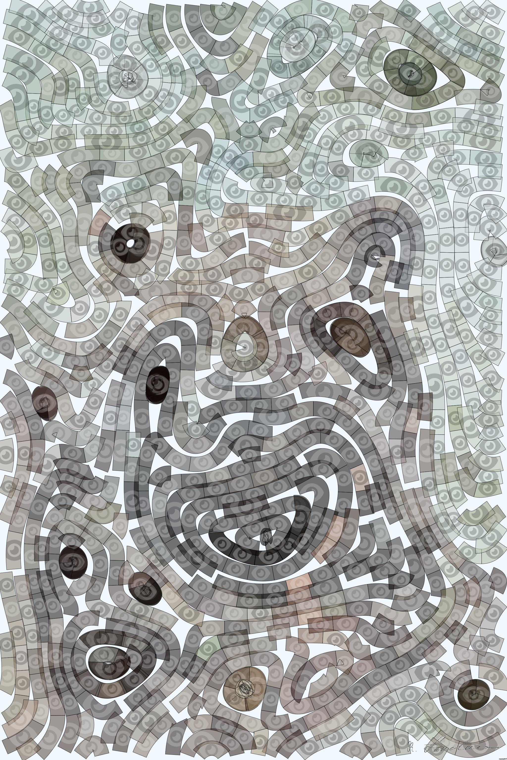 Drawn by bot m29Cq4FV2rZ2EctNmoortE; art-flowy; brown bear on body of water AI Art