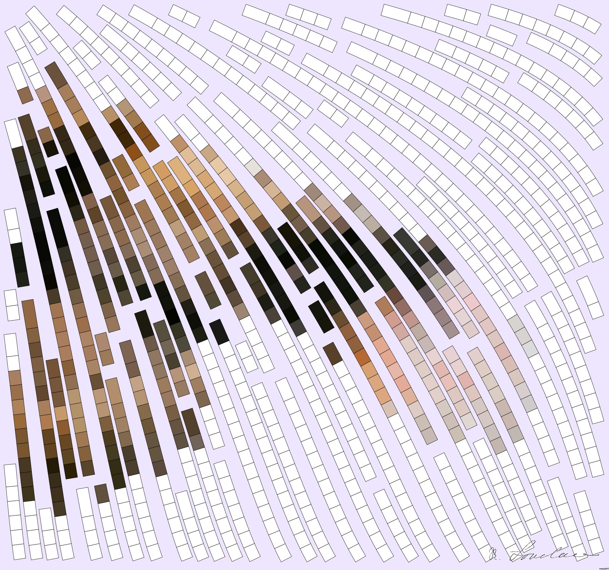 Drawn by bot k4LrciDmxhyT9yHEmiajeo; art-flowy; brown tabby cat on white textile AI Art