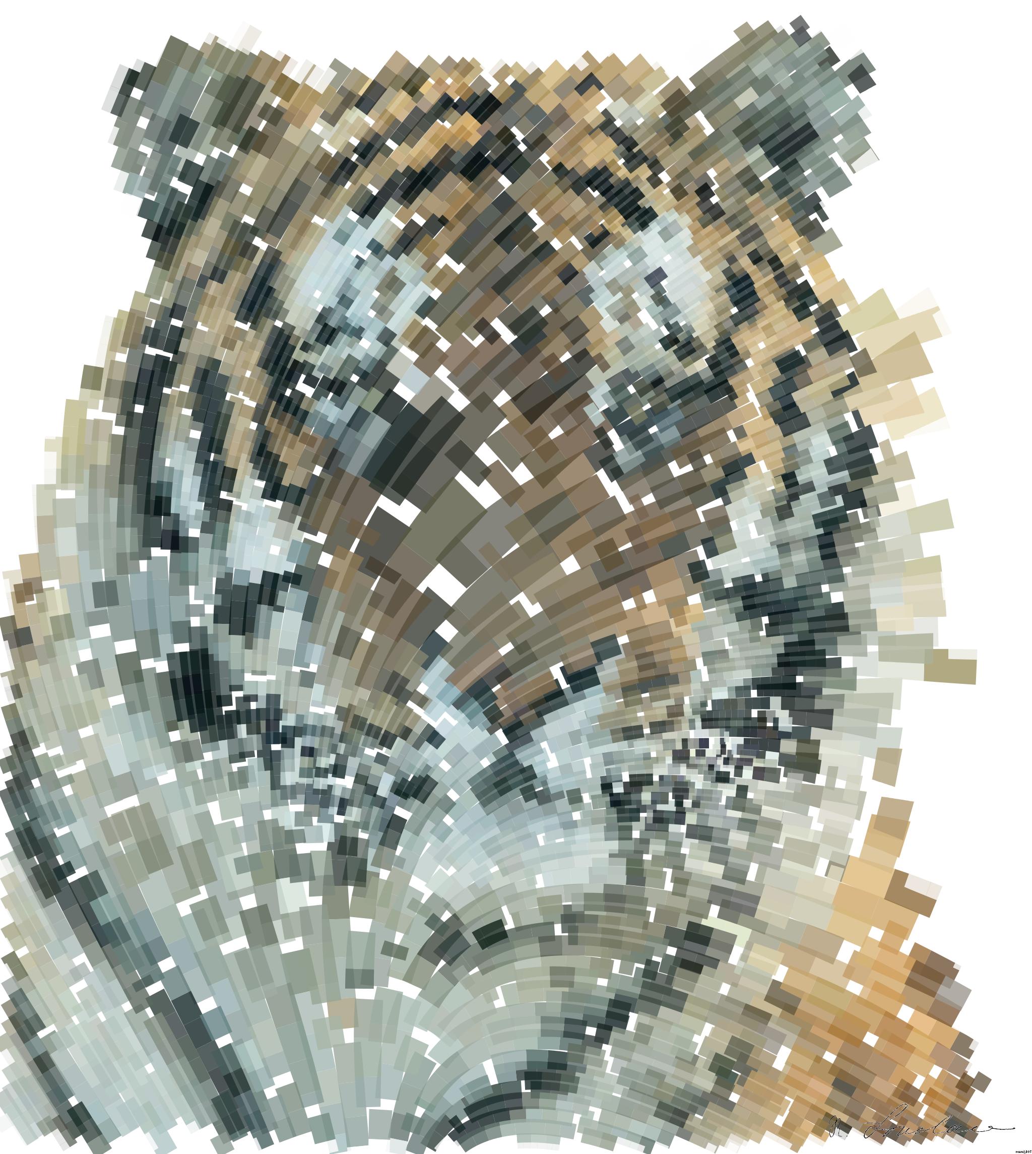 Drawn by bot jKjgGzDTAZHbe8A9zPabYU; art-flowy; a close up of a tiger looking at the camera AI Art