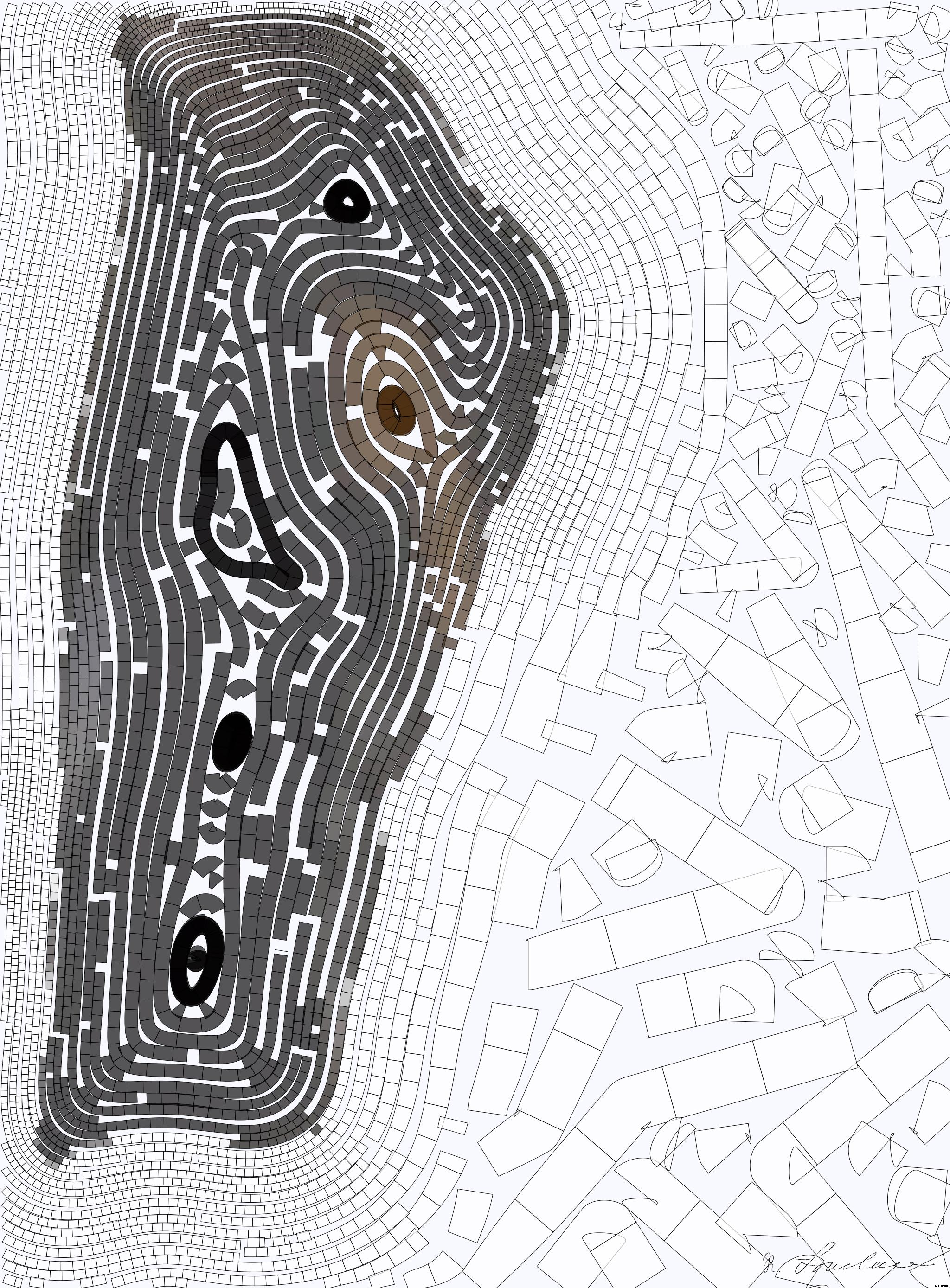 Drawn by bot ctKYVXVeSJuKYJjUuwm66e; art-flowy; artwork for redditgetsdrawnbybot AI Art