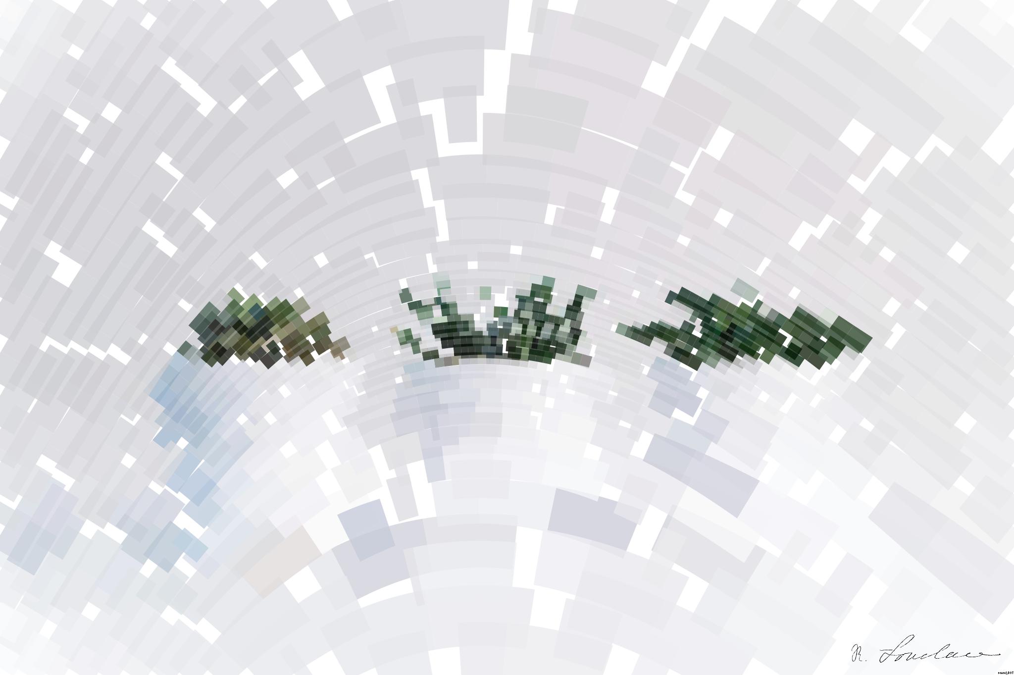 Drawn by bot aTzkkofjq6sR59Rvs6mY54; art-flowy; Three succulents in white pots on a white background, showcasing minimalist decor. AI Art