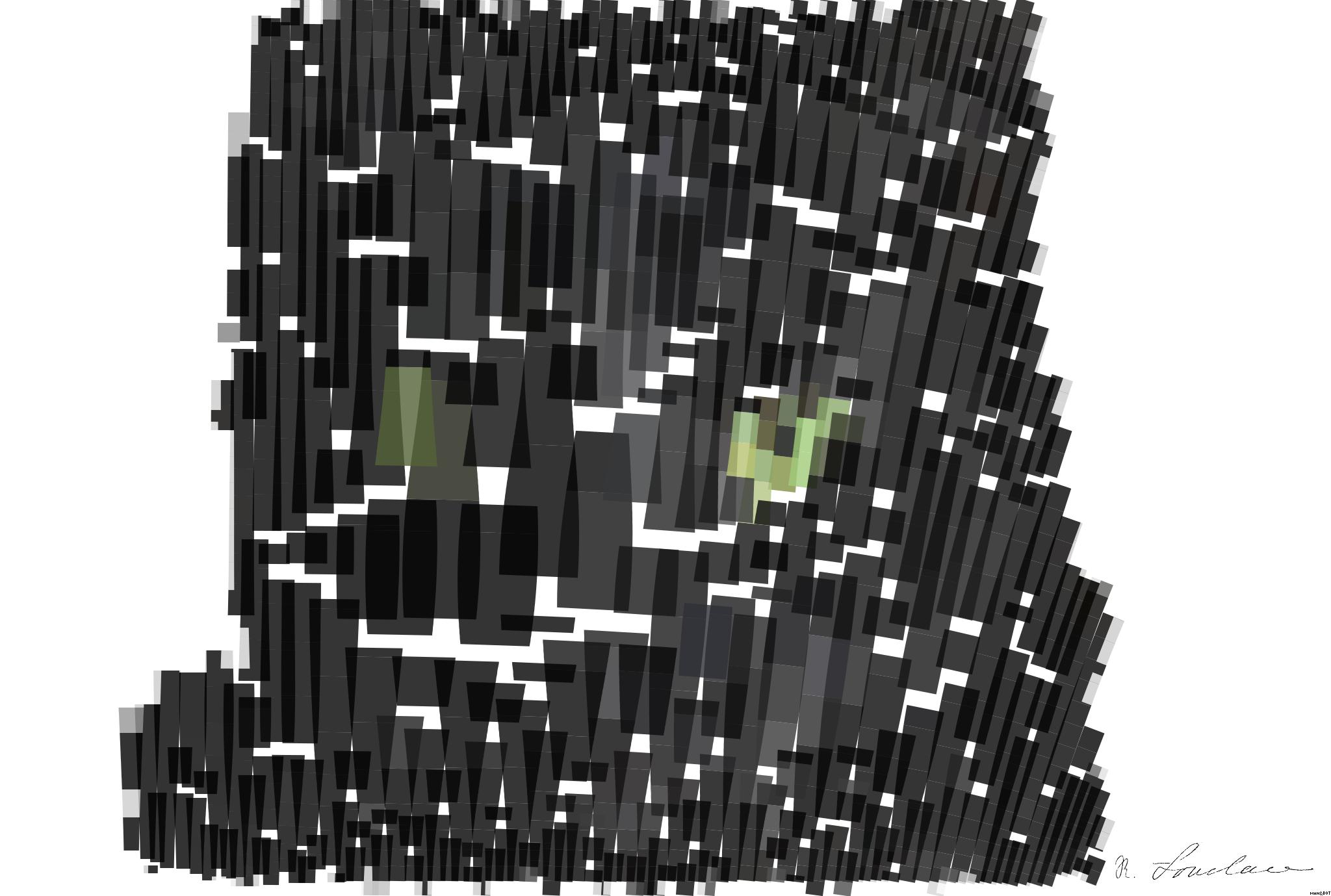 Drawn by bot A37c2cN37jN9emRBohGwjb; art-flowy; macro photography of black cat AI Art