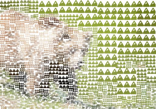 Drawn by bot kSCHCJASwSQf8qaByKkViD; art-quadrangle; A majestic grizzly bear standing near a pond in its natural habitat, full of life. AI art