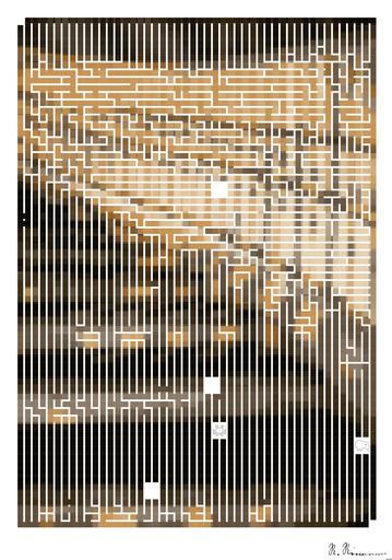 Drawn by bot mu7wegv6BJW86PTCoPTfgn; art-amaze; Artistic view of a curved staircase with dramatic shadows in Taiwan, captured at night. AI art