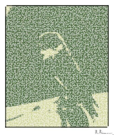 Drawn by bot 6kaD67cQBmkiwEAyunhy3m; art-amaze; A vibrant green parrot with colorful plumage perched on a branch in a tropical setting. AI art