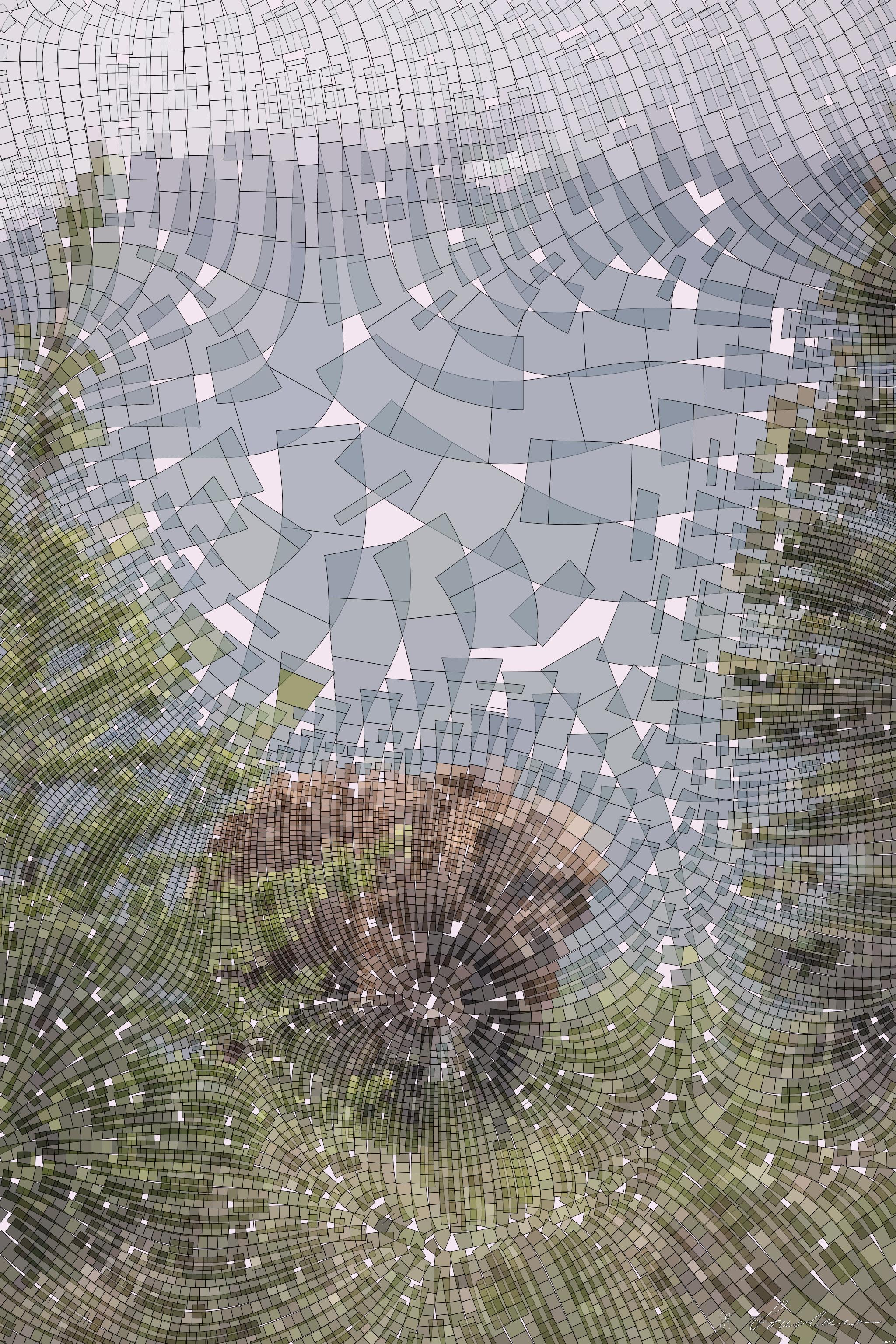 Drawn by bot KGYKetw68WifYStrgPEB4W; art-flowy; brown bear on green tree during daytime AI Art