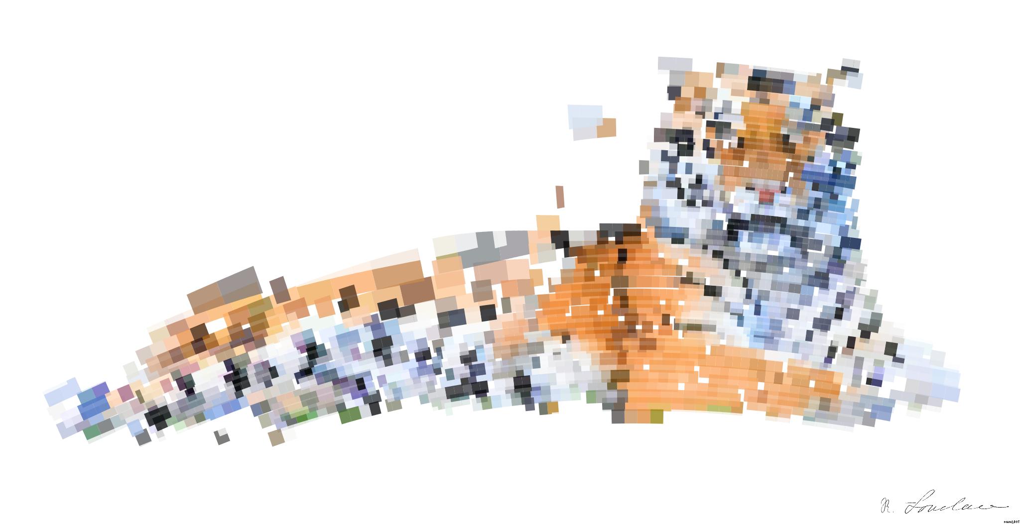 Drawn by bot bp8HrmSfRL9a9M6DUF6Jv4; art-flowy; A Bengal tiger and cub resting together outdoors in a natural setting, displaying wildlife bonding. AI Art