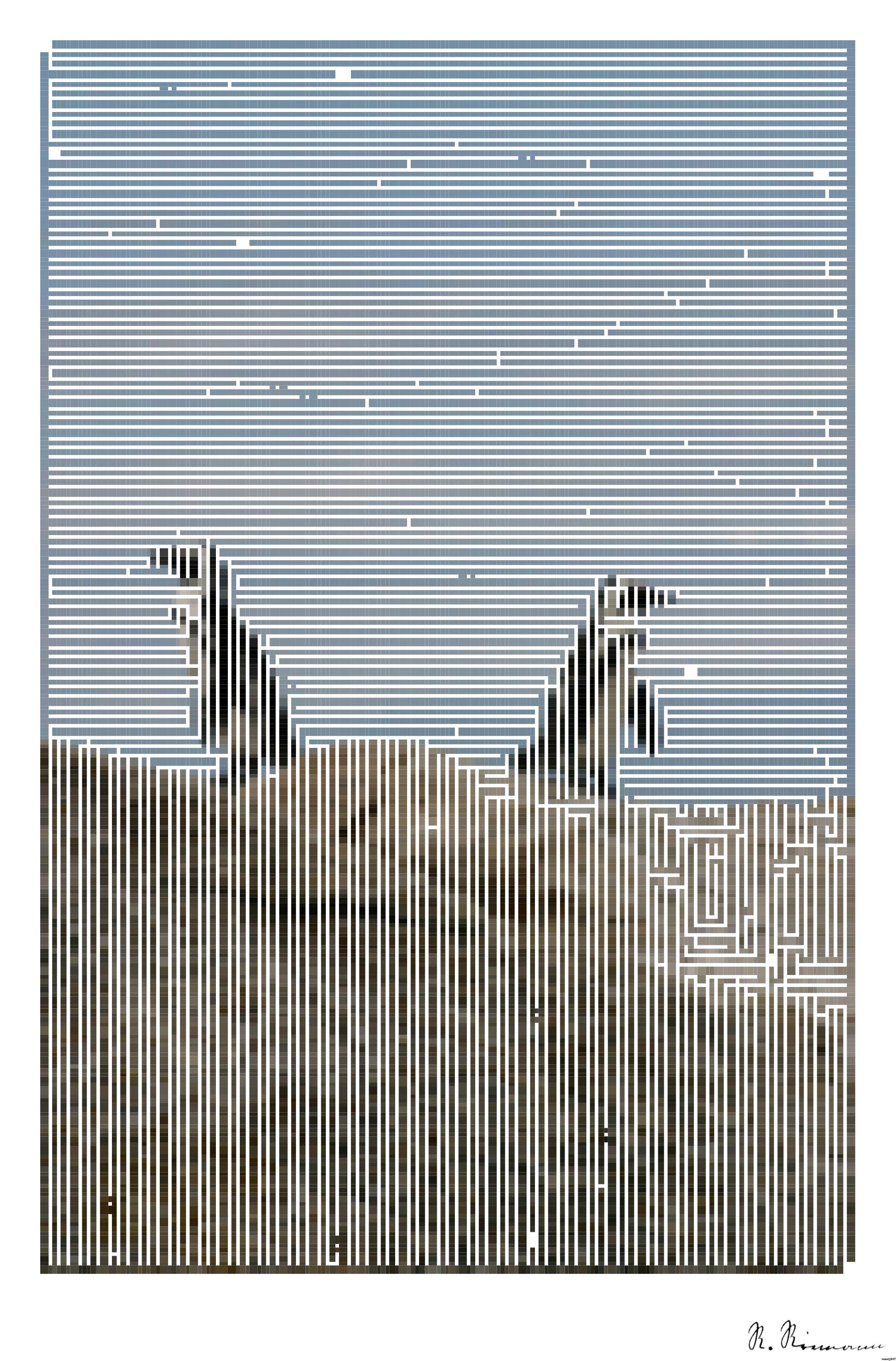 Drawn by bot 4y2EgAcocsJQqytYhgD6Be; art-amaze; two penguins standing on rock AI Art