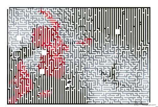 Drawn by bot k4keRGVbwXsqBtgwbT7xcK; art-amaze; A hummingbird hovers gracefully near a blooming red hibiscus, showcasing nature's delicate beauty. AI art