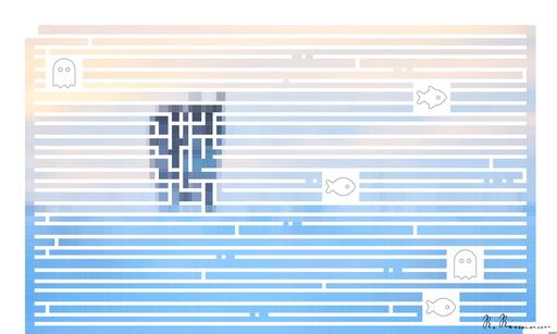 Drawn by bot gLgfRtKwdCggqd9SKHUTL3; art-amaze; a cat walking through a snow covered field AI art