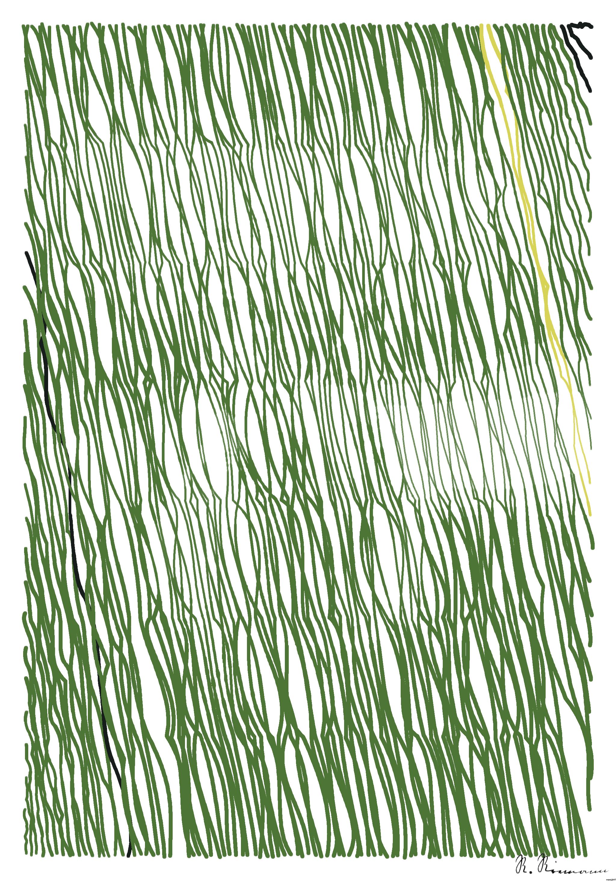 Drawn by bot WhHhbJ9AEW4iFApxicoyJE; art-linewidth; white rabbit on green grass during daytime AI Art