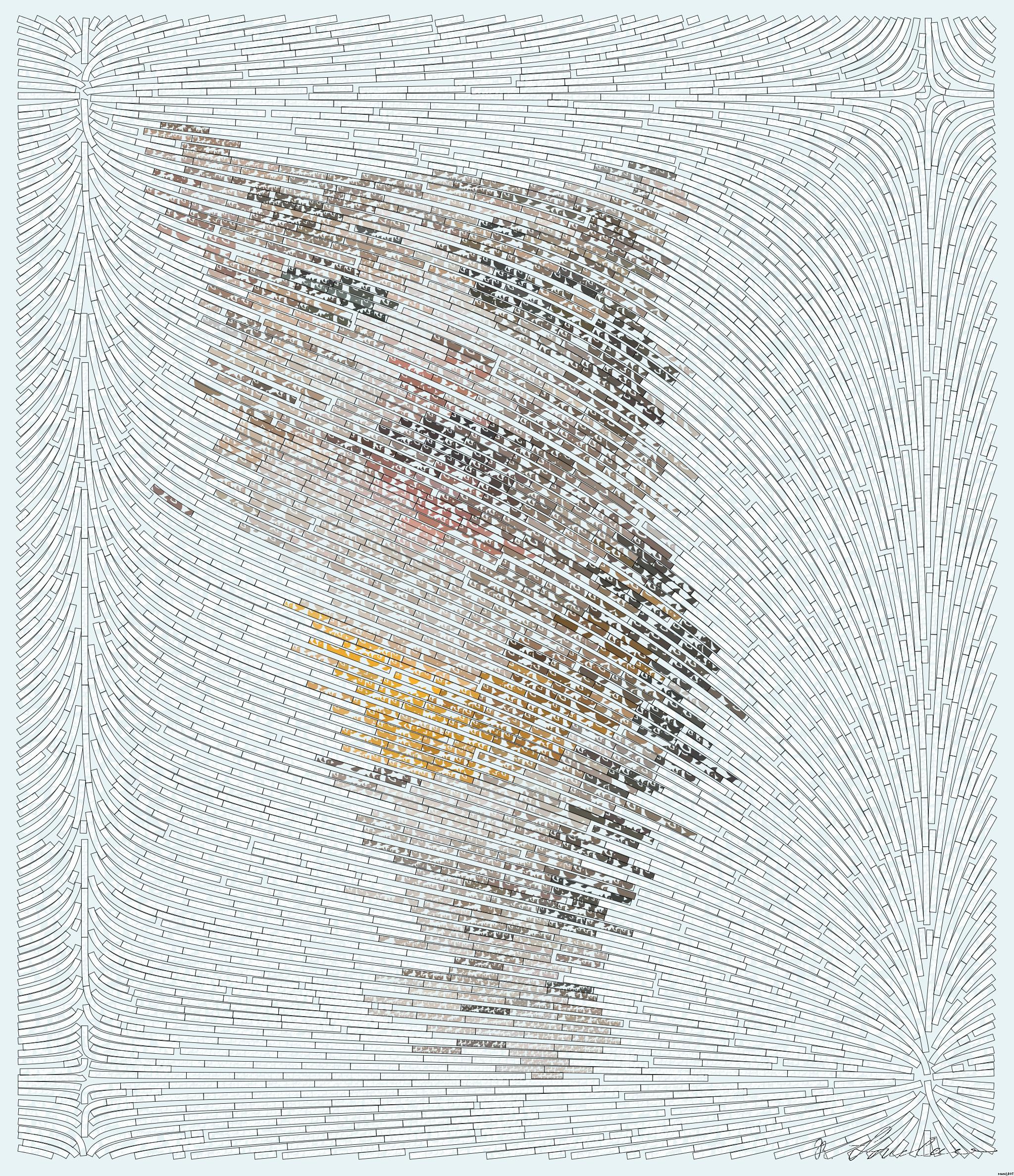 Drawn by bot geWmGEZeB3CBKc8rVDemCC; art-flowy; brown tabby cat AI Art