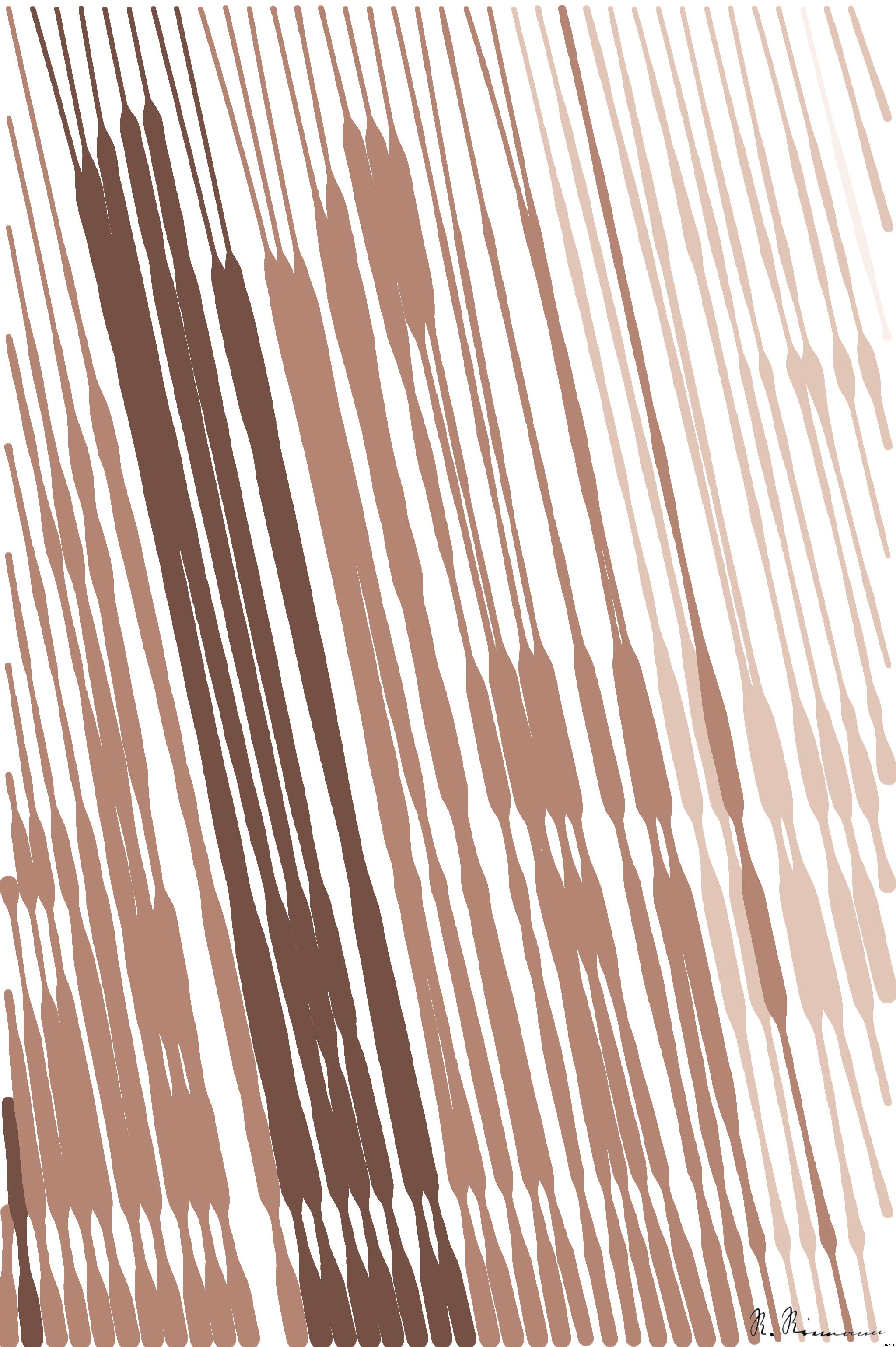 Drawn by bot ajJxgPG95pK5CXjHvhzCR8; art-linewidth; Majestic brown horse looking directly at the camera in an open pasture setting. AI Art