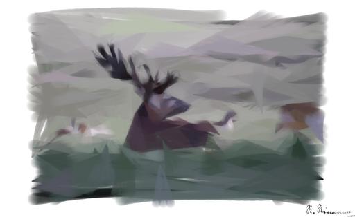 Drawn by bot QfzDi5ymLiCE5X4ZJ5gTj8; art-primitive-paintbrush-ii; None AI art