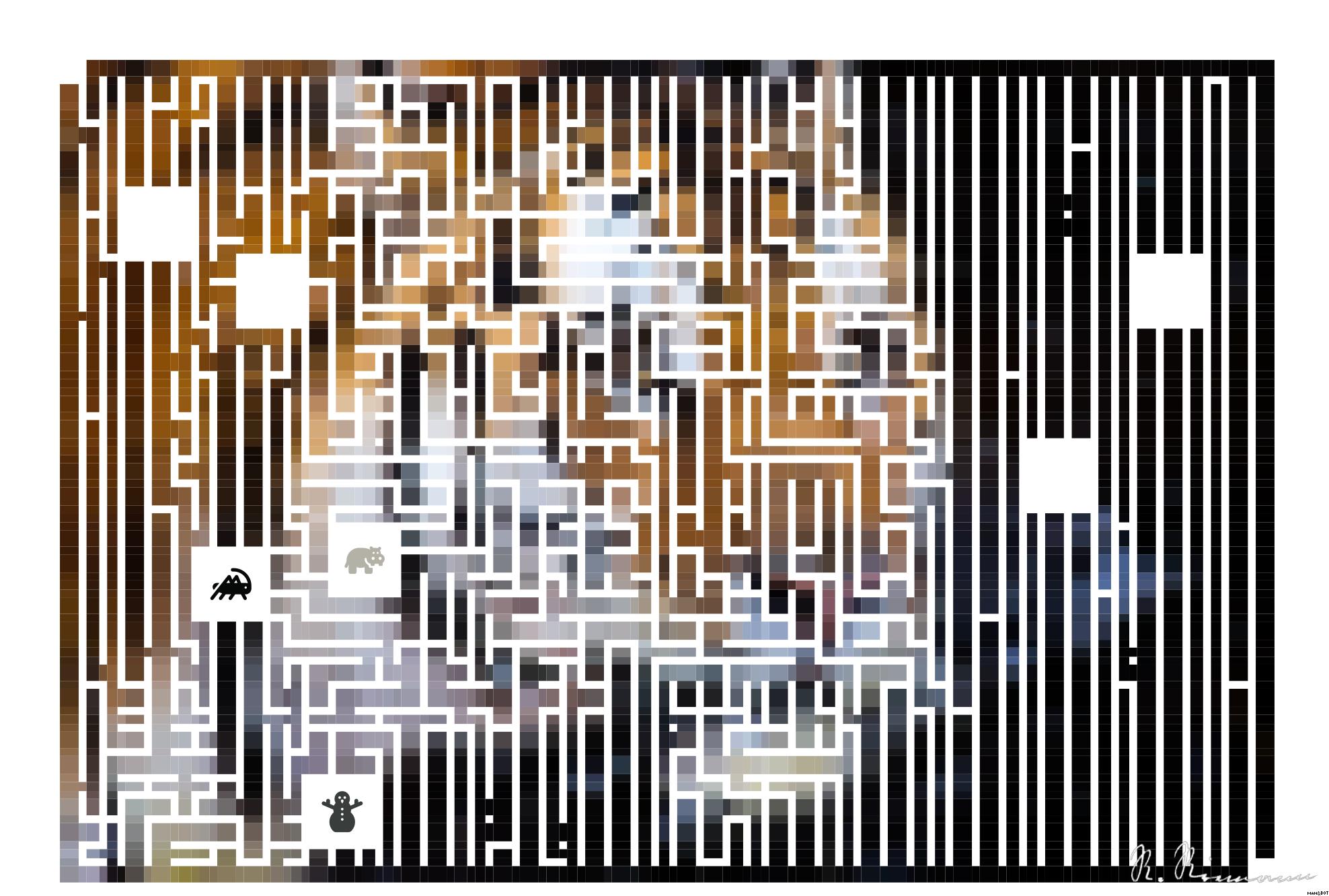 Drawn by bot LXLXRVv9J6AXvsUG5T3oPg; art-amaze; brown white and black tiger AI Art