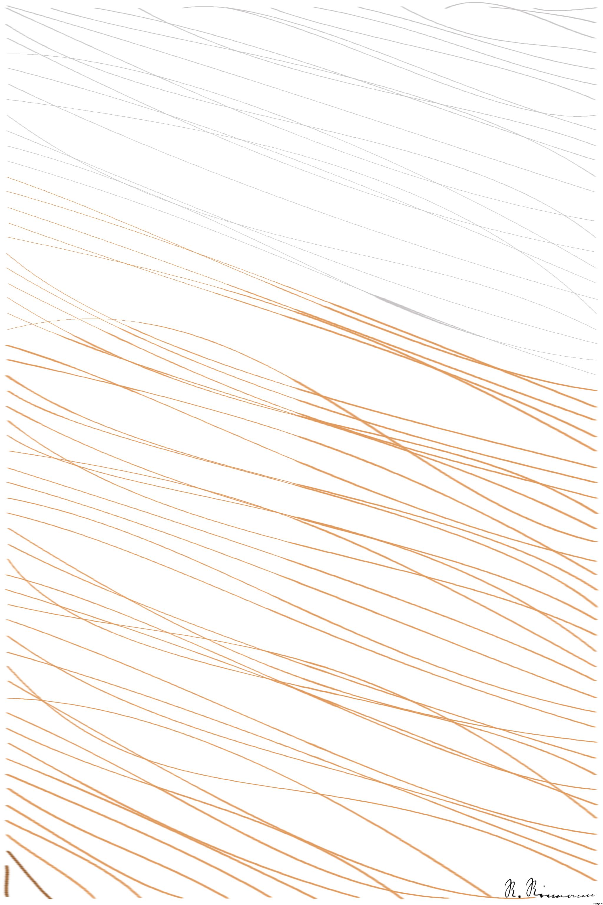 Drawn by bot 4upSaunawKc9SgFE3NjWRd; art-linewidth; A lone traveler walking over the vast, golden sand dunes of the Sahara Desert in Algeria. AI Art