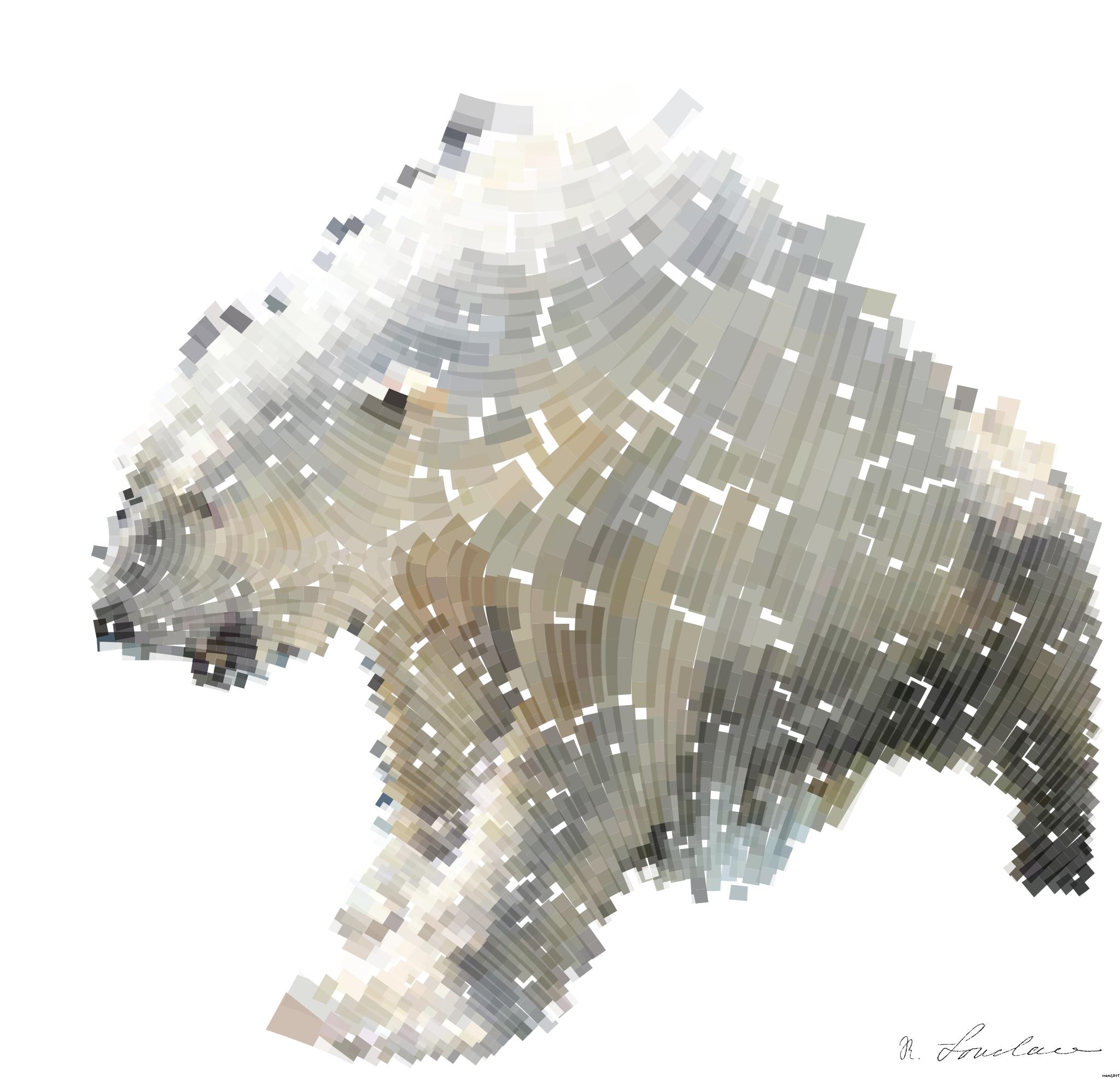 Drawn by bot g6W8QhUbSAKvdiVj2iRq6q; art-flowy; polar bear on ice during daytime AI Art