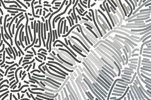 Drawn by bot Xr8d8USa4TQvyJNC4UvCsW; art-flowy; Detailed close-up shot of a horse's braided mane secured with rubber bands. AI art