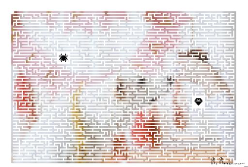 Drawn by bot LcLgdReJMJWUJWKGrJcfMA; art-amaze; Cute happy dog looking at birthday cupcake with candle on background of pink garland and decorations. Dog birthday party. Adorable white swiss shepherd dog in festive room. Celebrating pet birthday AI art