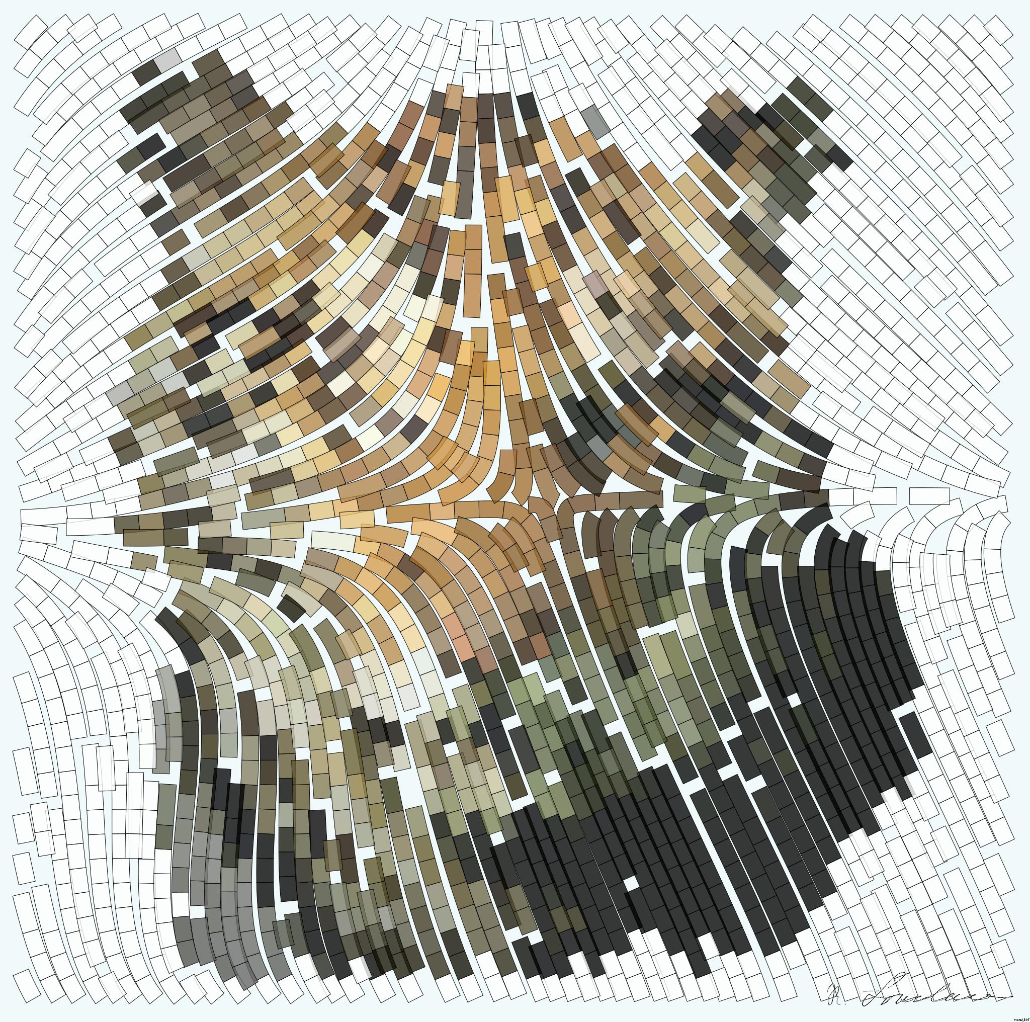 Drawn by bot Ao9mot9q8ns8MnkozL9AKw; art-flowy; Powerful close-up of a Sumatran tiger with piercing eyes highlighting its majestic nature. AI Art