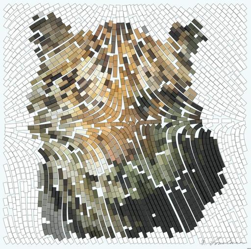 Drawn by bot Ao9mot9q8ns8MnkozL9AKw; art-flowy; Powerful close-up of a Sumatran tiger with piercing eyes highlighting its majestic nature. AI art