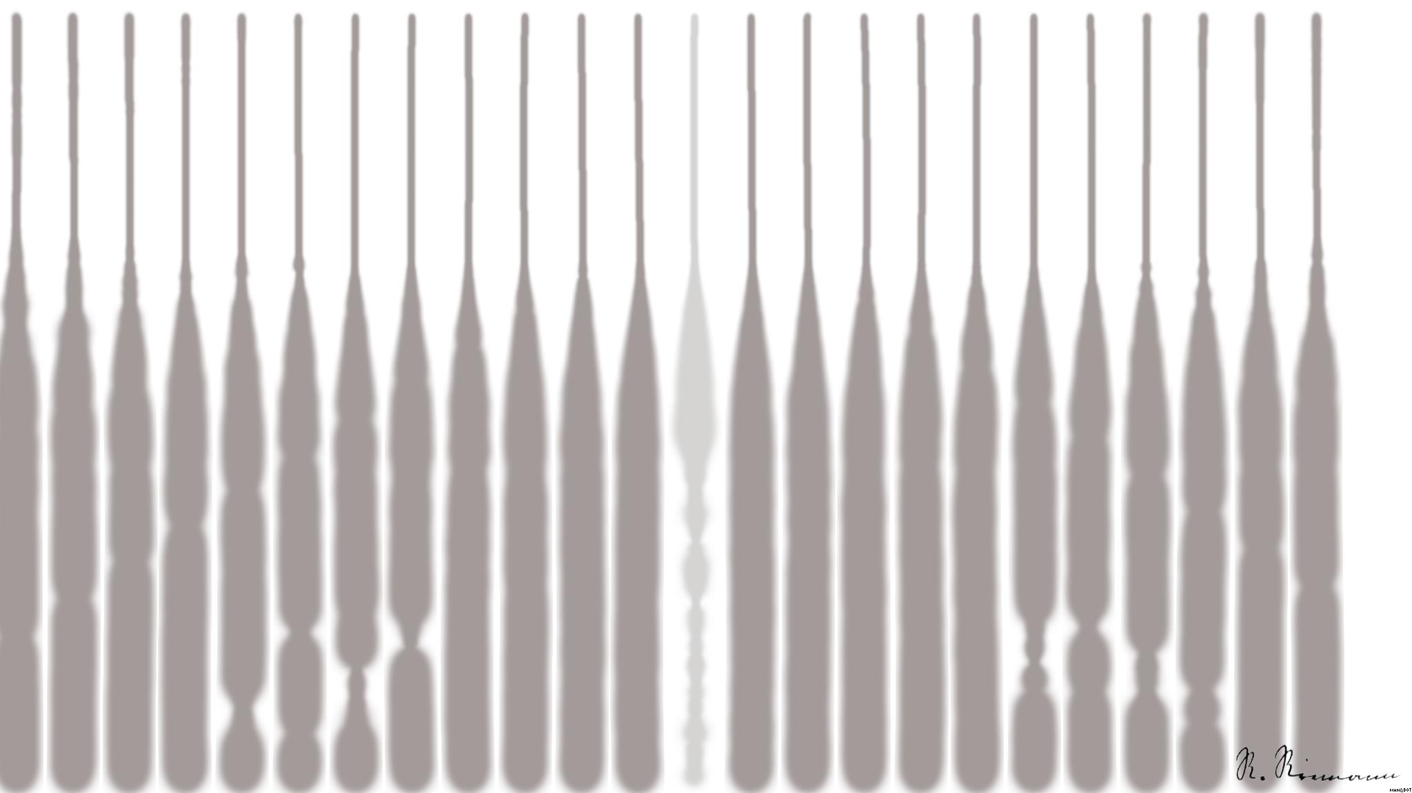 Drawn by bot 2v8VQmYT2Q4ga8h4MGwwne; art-linewidth; A foggy track field with visible lane numbers and white lines. AI Art