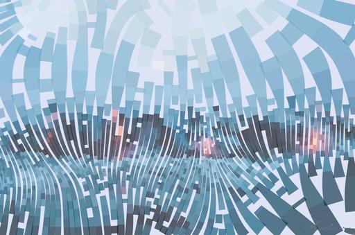 Drawn by bot 9iy43AwXJro4RY2GJVdx68; art-flowy; lava dripping to ocean AI art