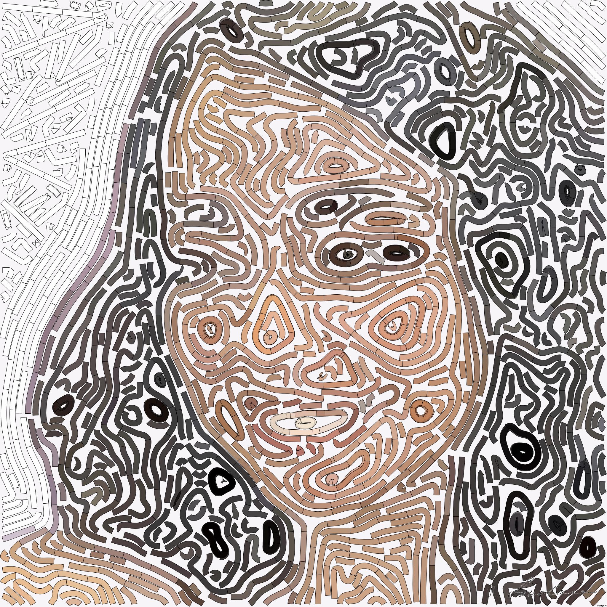 Drawn by bot 9sekGk5YMWTshHEKe2h4gL; art-flowy; artwork for redditgetsdrawnbybot AI Art