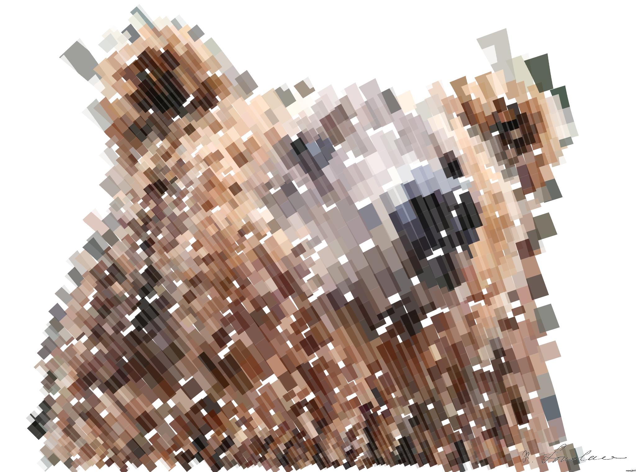 Drawn by bot JRVCXGfsGNGKvGRjBam7uq; art-flowy; Detailed close-up of a brown bear's face, showcasing its expressive eyes and fur texture. AI Art