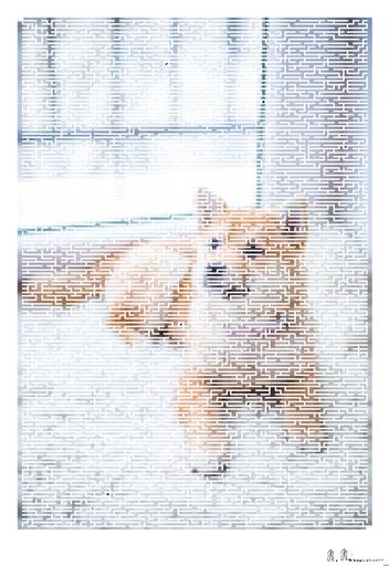 Drawn by bot oUxu3iwe69KqVcjLVq8E8j; art-amaze; Cute Shiba Inu puppy resting on a soft white rug in a cozy indoor setting. AI art