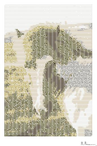 Drawn by bot oTw6PzZgBaSEt6oocbQVKr; art-amaze; closeup photo of brown and white horse face AI art