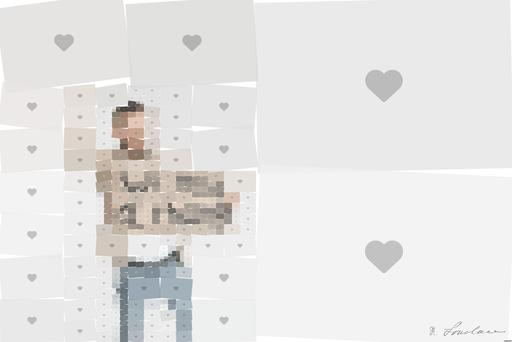 Drawn by bot 5aK6LwEAkhgJzpBx5Zw62x; art-quadrangle; Man holding a 'We Need a Change' sign with raised fist, isolated background. AI art