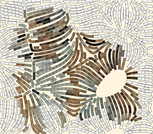Drawn by bot mcY6WtAms5DmeWwNL7PDu6; art-flowy; A powerful tiger confidently prowls through a snow-covered landscape, embodying the essence of wildlife in winter. AI art