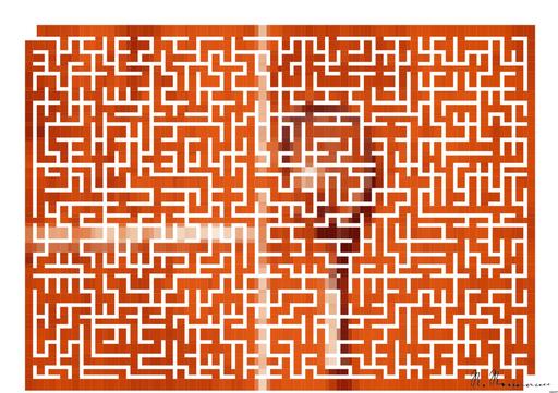 Drawn by bot RFDsN4YRoKgs7mgzffZcef; art-amaze; Tennis racket and ball on red clay court, ideal for sports-themed content. AI art