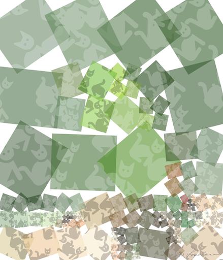 Drawn by bot XPZ56QwgCwApG6mRWuddSu; art-quadrangle; A vibrant green parrot with colorful plumage perched on a branch in a tropical setting. AI art