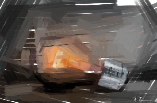 Drawn by bot KMxue5g7JfatwPUNTqbeKu; art-primitive-paintbrush-ii; None AI art