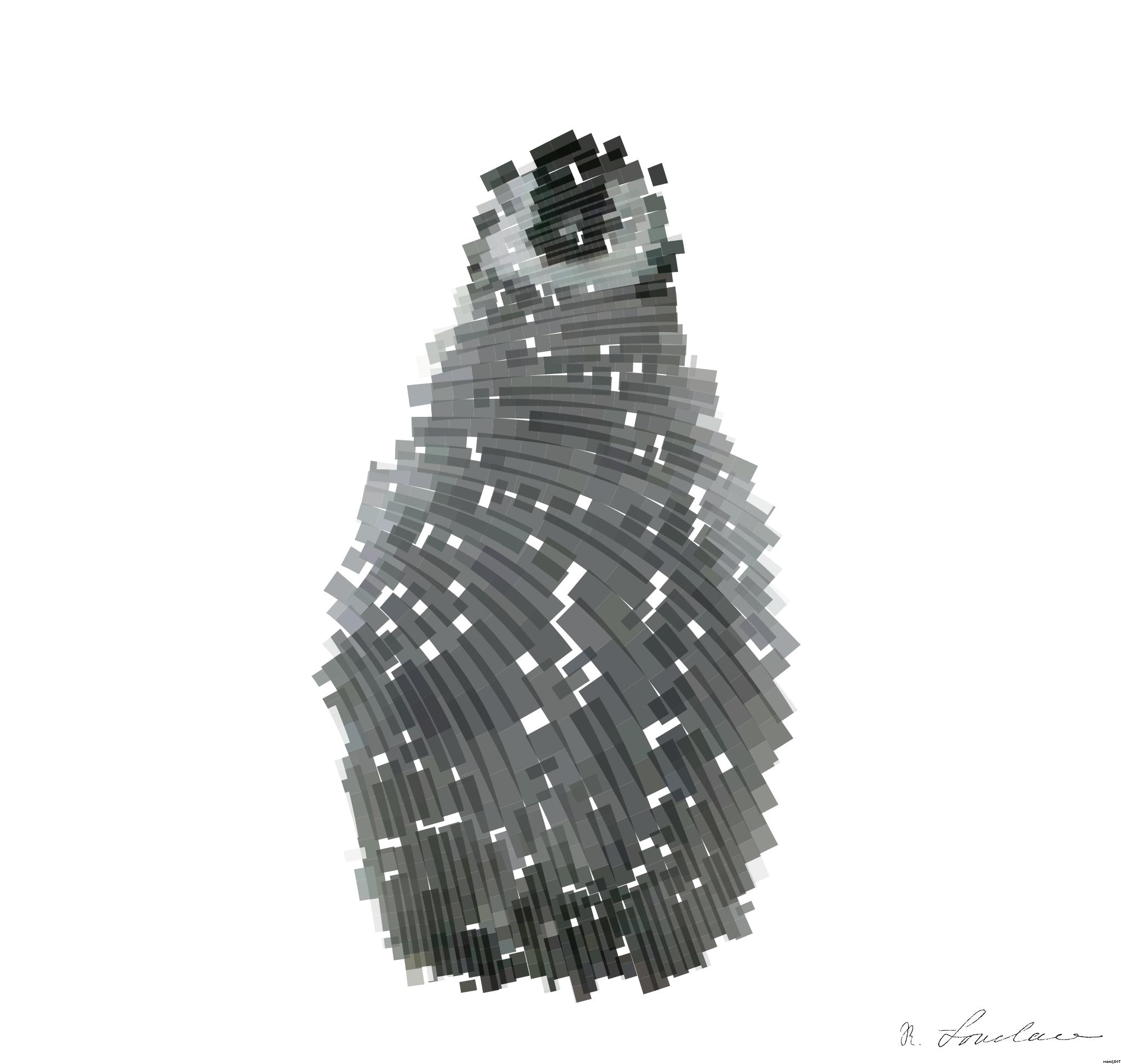 Drawn by bot 9PypmXzkBRNKQGzD7BCgfm; art-flowy; A group of emperor penguins with their chicks on a snowy landscape showcasing family bonding in the wild. AI Art