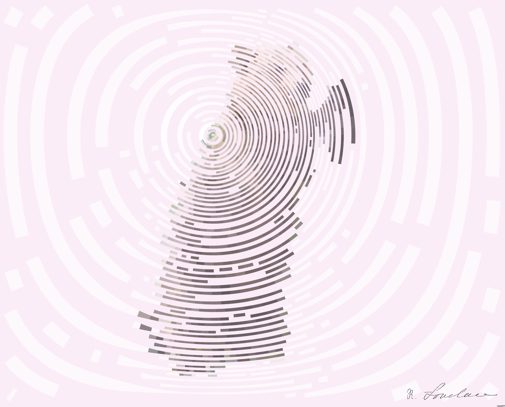 Drawn from photo on Unsplash: Brown bear standing on his hind legs. Female of Brown Bear. Scientific name: Ursus Arctos.  Summer forest. AI Art