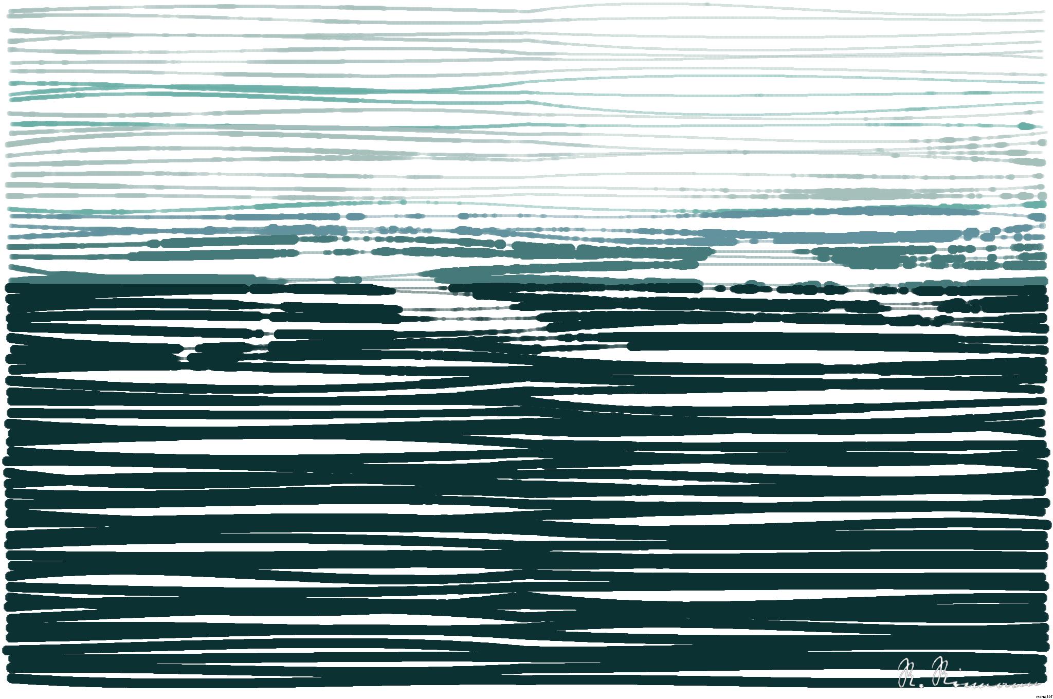 Drawn from photo on Pixabay: None AI Art