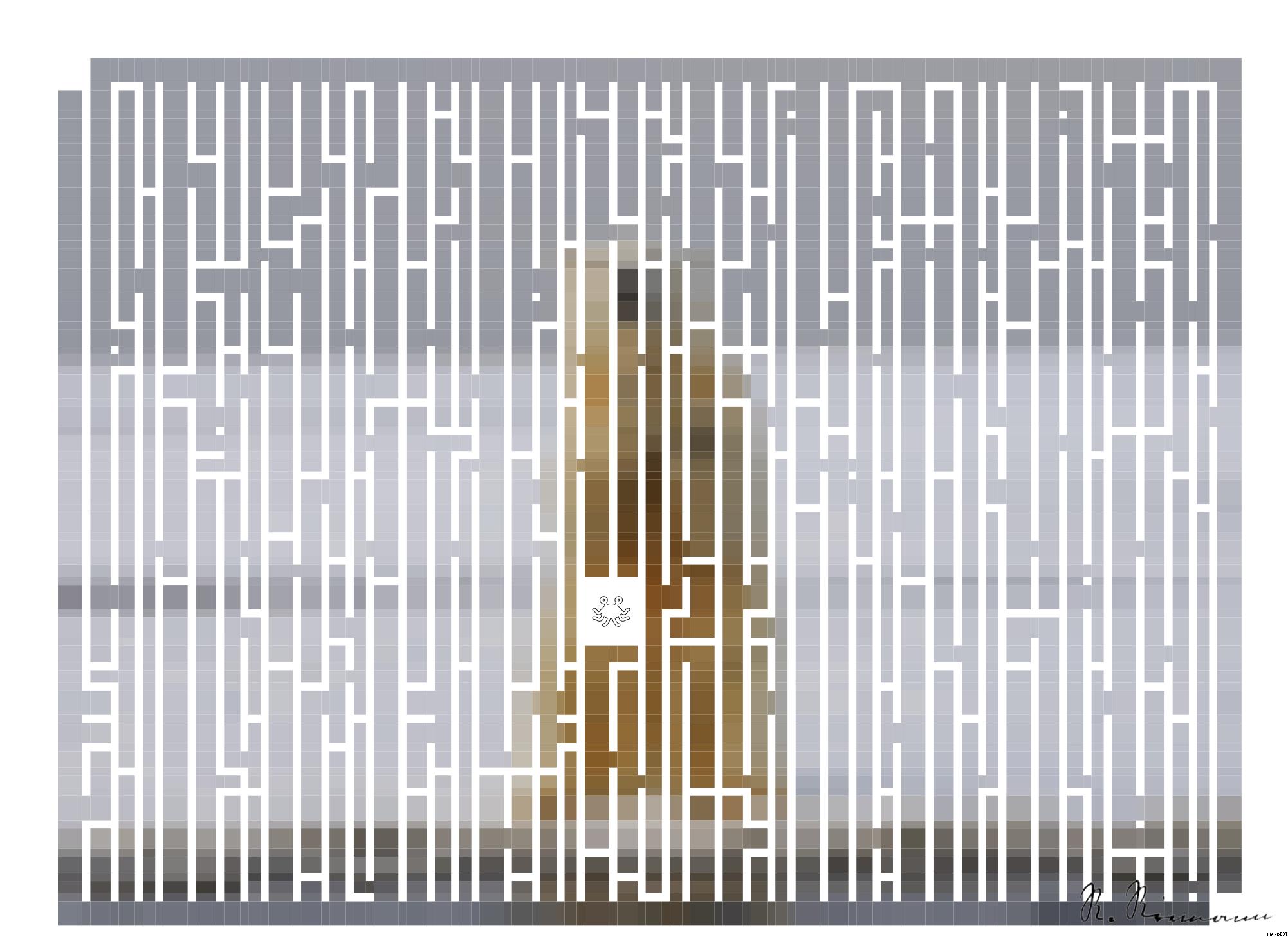 Drawn by bot 7Unp2hEEWeBhRYLgujsKEq; art-amaze; polar bear on snow covered ground during daytime AI Art