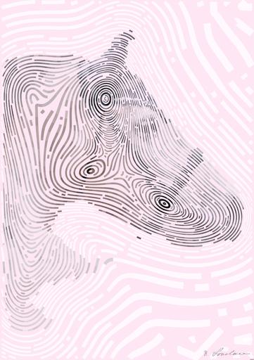 Drawn by bot fUUcKnGXsjwHDi2HcdSJS7; art-flowy; brown horse with bridle during daytime AI art