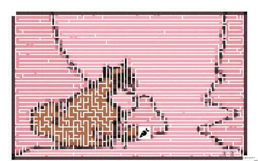 Drawn by bot Hawm6LKCgbKqu28tCHPdUs; art-amaze; orange and white cat on pink surface AI art