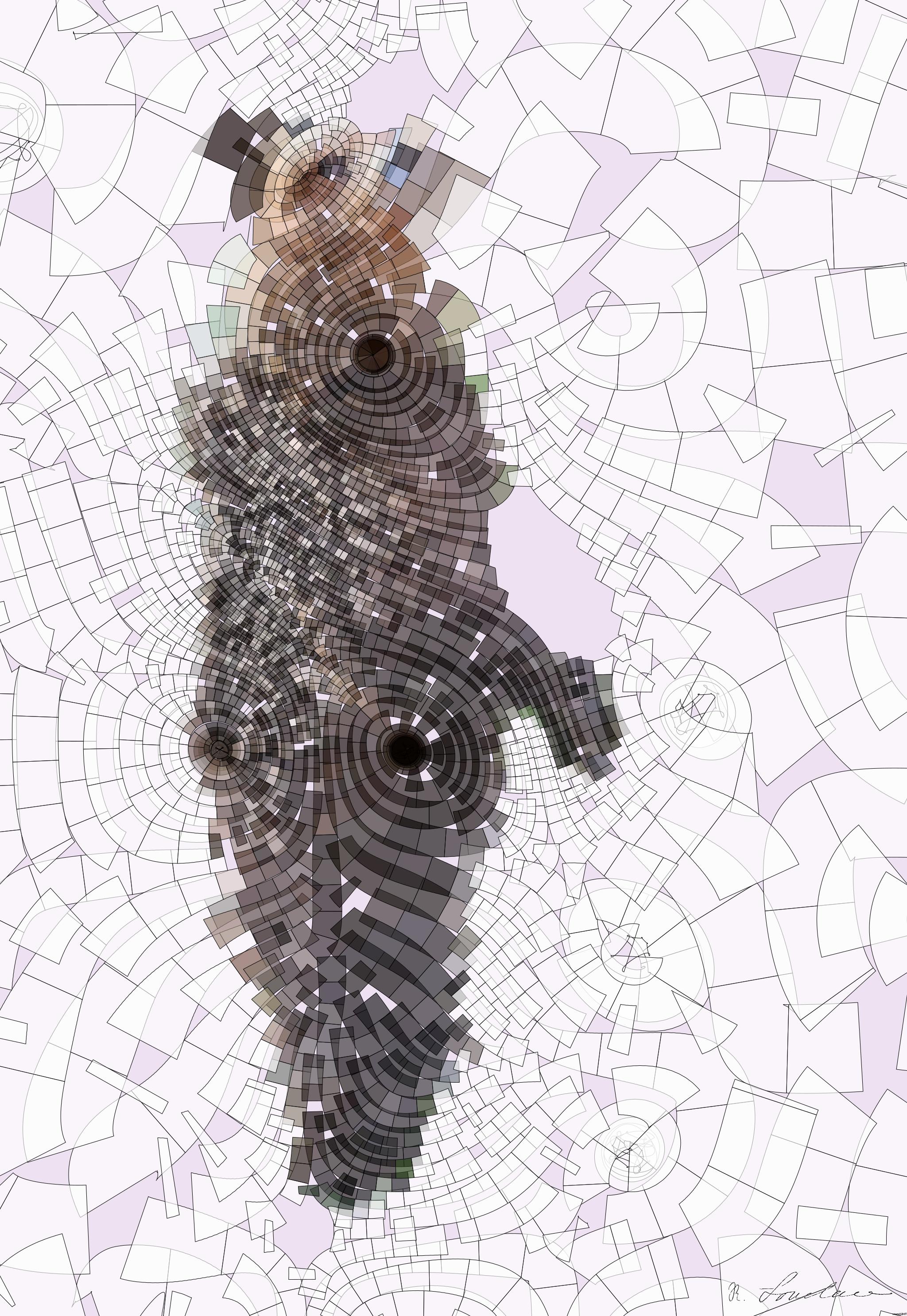Drawn by bot QhAgwYQmPNrCfYFEp8RTQD; art-flowy; Young brown bear photographed standing in the Finnish taiga AI Art