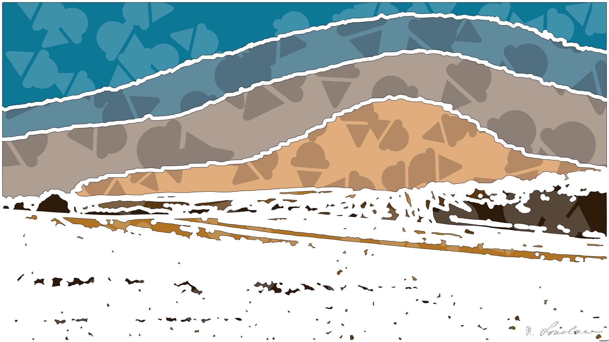 Drawn by bot J74JaohtCNXJWQNuyp5cbz; art-bloby; brown field near tree during daytime AI Art